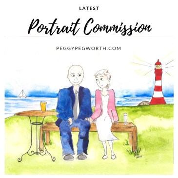 Wedding anniversary portrait commission